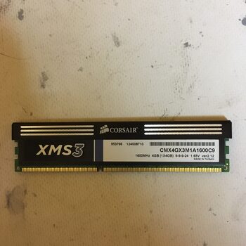 Corsair XMS3 4 GB (1 x 4 GB) DDR3-1600 Black / Blue PC RAM