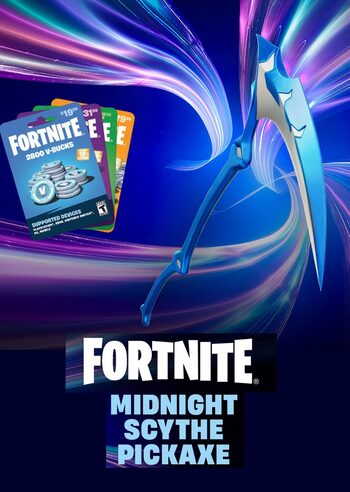 Fortnite - Midnight Scythe Pickaxe (DLC) + 1000 V-Bucks Gift Card Epic Games Key GLOBAL