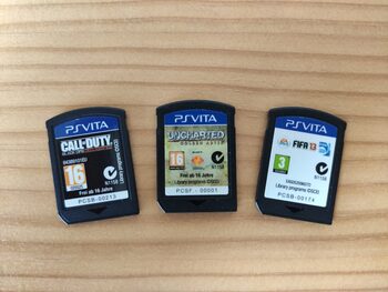 Pack de 3 juegos para PSVita: Call of Duty, Uncharted y FIFA 13