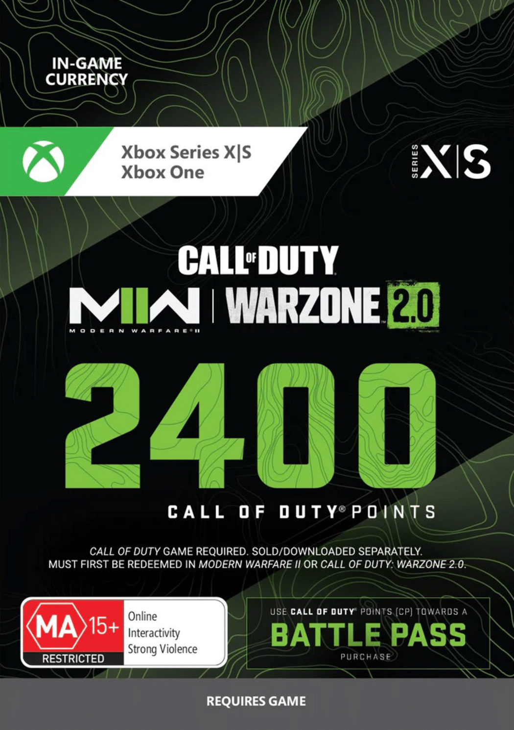 Buy Call Of Duty: Warzone 2.0 2400 Points Xbox Digital Download, Gift  cards