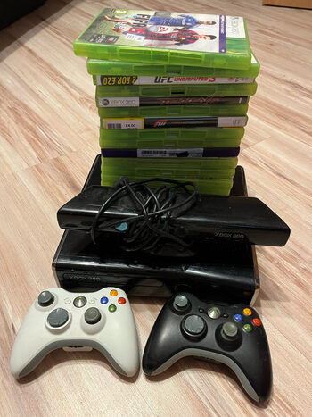 Xbox 360 S 500gb, Black, Kinect camera