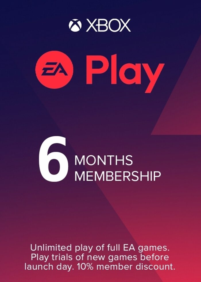 EA Play 6 Month Subscription Xbox Series X