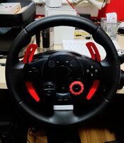 Redeem LEVAS para Volante Logitech Driving Force GT ROJO RED