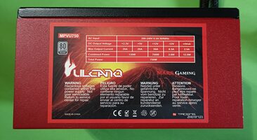 Get Mars Gaming Vulcano 750W 80 Plus Silver Semi Modular Rojo 