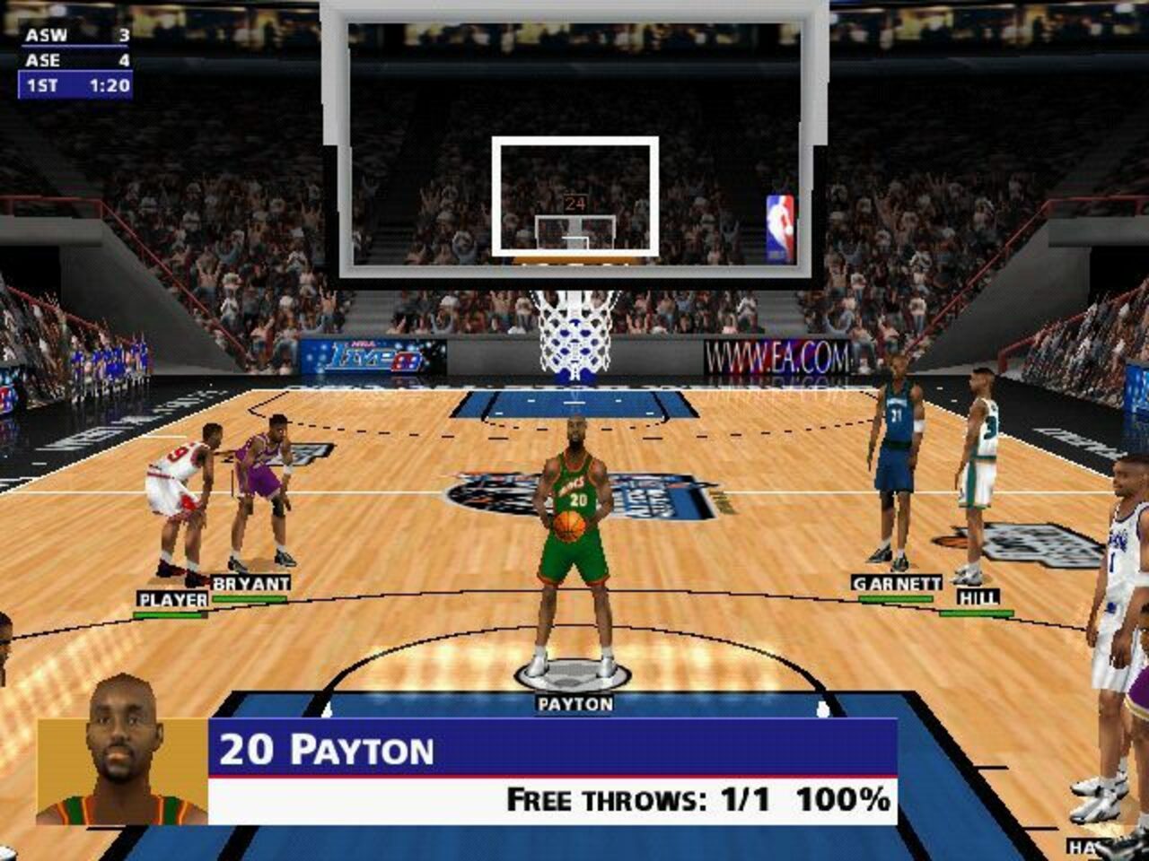 NBA Live 99 PlayStation