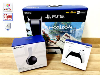 Playstation 5 Digital + Horizon II + Mando Extra + Auriculares PULSE 3D. *NUEVA*