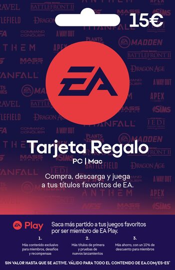 Buy EA Gift Card 15 EUR Gift Card Cheaper