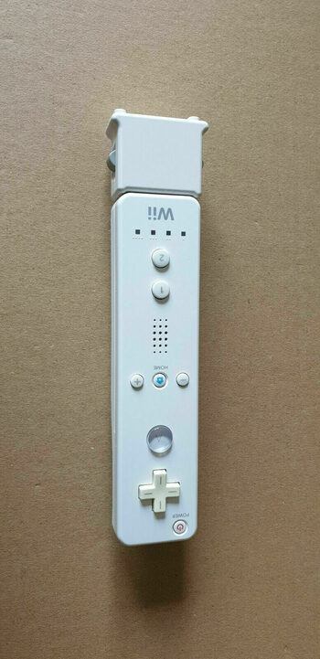 Buy Baltas Nintendo Wii Pultelis RVL-003 Su Motion Plus Adapteriu RVL-026