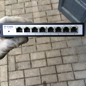 Šakotuvas D-Link DGS-1100-08 Ethernet Switch, RJ45 Ports 8, 1Gbps, Managed, Smart Switch