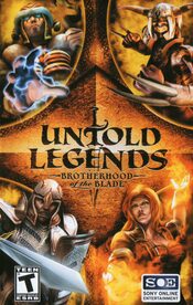 Untold Legends: Brotherhood of the Blade PSP for sale