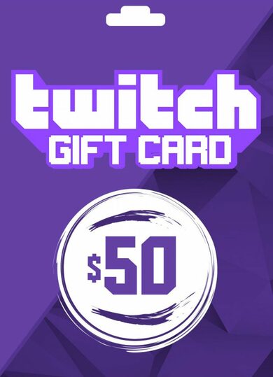 Twitch Gift Card 50 USD Key ESTADOS UNIDOS
