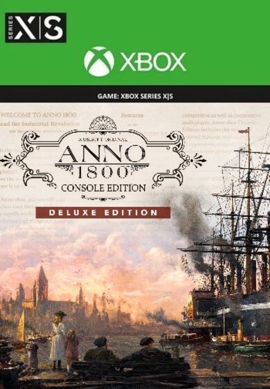 E-shop Anno 1800 Console Edition - Deluxe (Xbox Series X) Xbox Live Key EUROPE