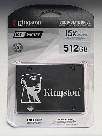 Kingston KC600 512 GB SSD Storage