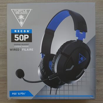 Turtle Beach Recon 50P Auriculares Gaming PS4, PS5, Xbox One, Nintendo Switch y PC, Negro / Azul