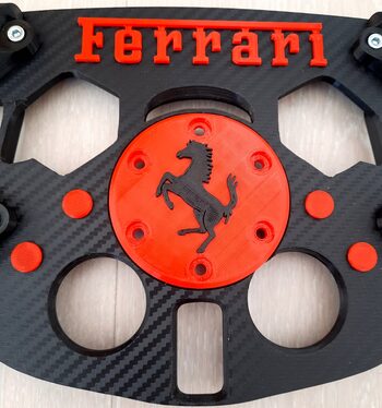 Redeem Mod Volante F1 para Logitech G29 y G923 Tapa logo y accesorio Ferrari