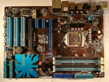 Pirkti Asus P7P55 LX Intel P55 ATX DDR3 LGA1156 2 x PCI-E x16 Slots ...