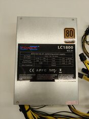 LC POWER 1800W 80+ Gold maitinimo blokas for sale