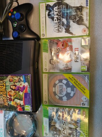 Buy Mažai naudotas Xbox 360 S, Black, 250GB su 5 game disc ir 3 viduje kinect pultas