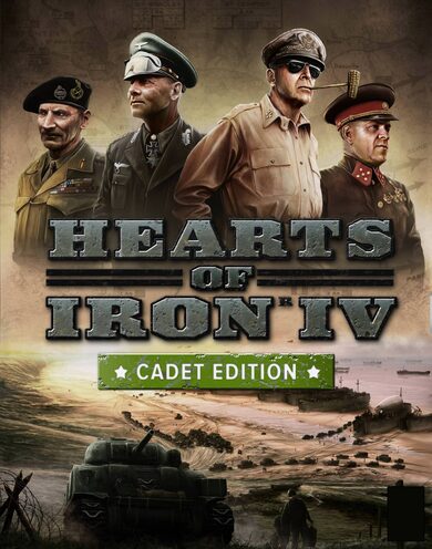 E-shop Hearts of Iron IV: Cadet Edition (PC) Steam Key UNITED STATES