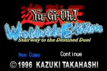Yu-Gi-Oh! Worldwide Edition: Stairway to the Destined Duel Game Boy Advance