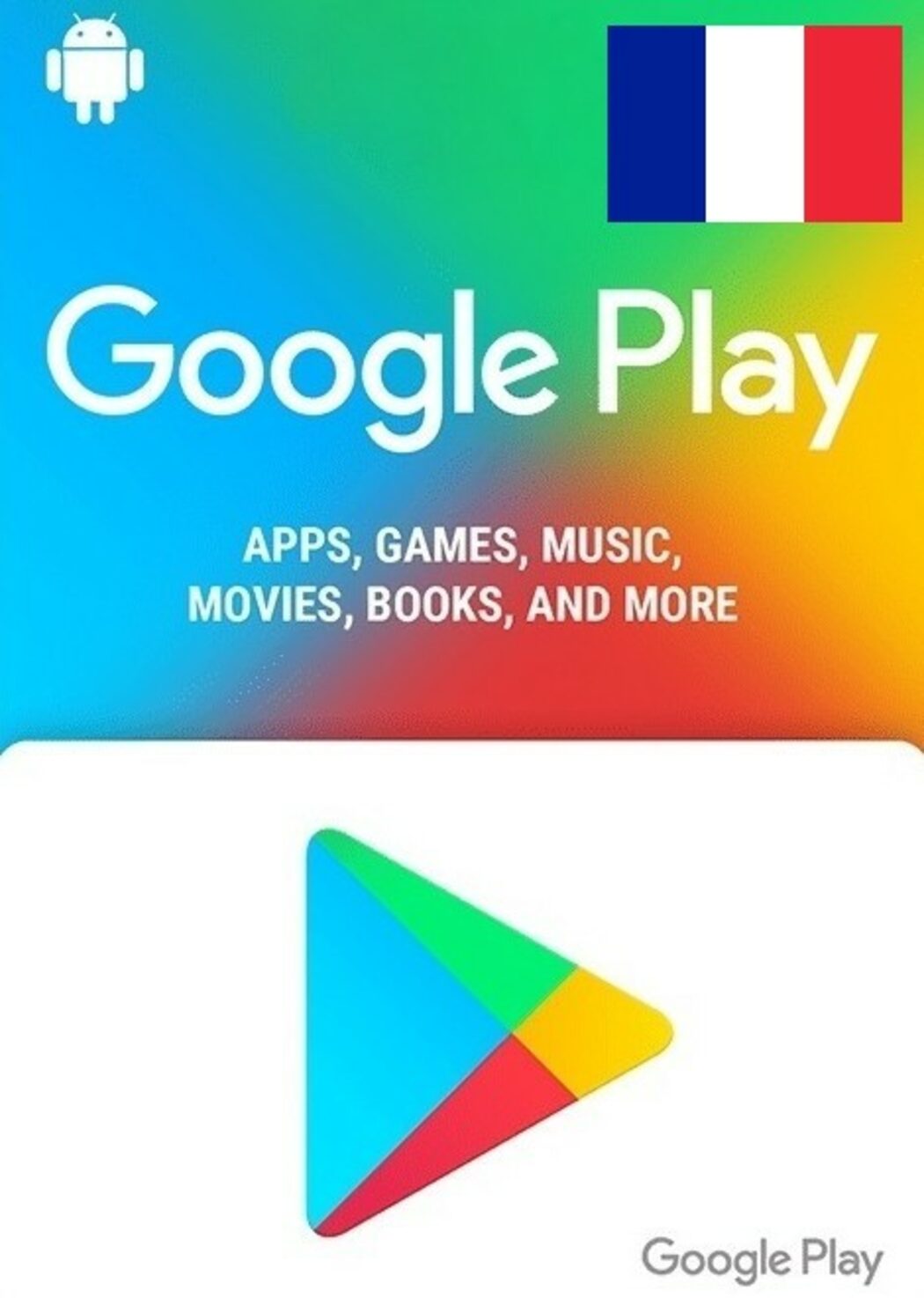 Smartphone France Android Edition : Les cartes cadeaux Google Play  disponibles  aux USA