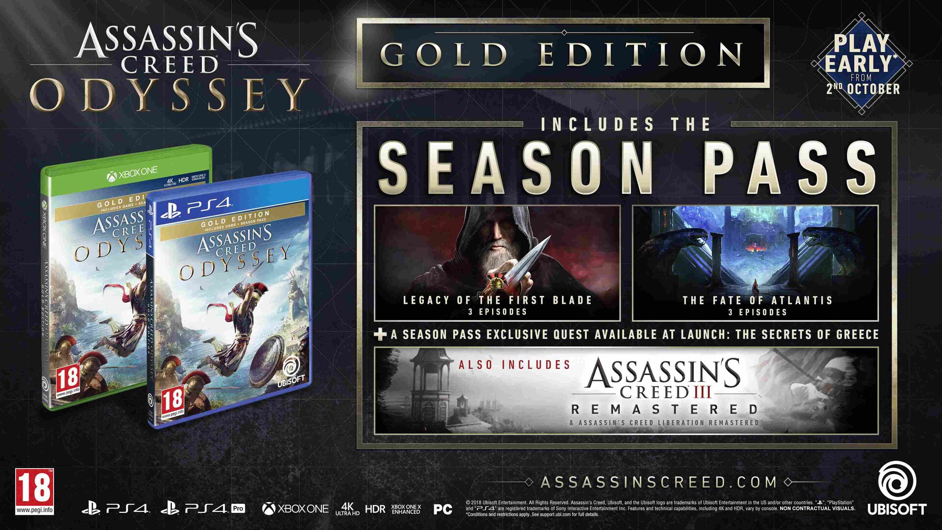 Meget svag gentagelse Buy Assassin's Creed: Odyssey (Gold Edition) Xbox key! Cheap price | ENEBA