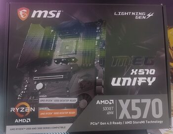 MSI MEG X570 UNIFY AMD X570 ATX DDR4 AM4 3 x PCI-E x16 Slots Motherboard