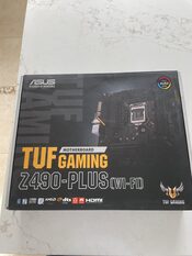 Asus TUF GAMING Z490-PLUS (WI-FI) Intel Z490 ATX DDR4 LGA1200 2 x PCI-E x16 Slots Motherboard