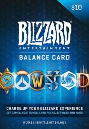 Buy Blizzard Gift Card 10 USD Battle.net NORTH AMERICA - Cheap - !