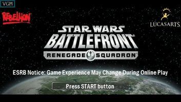 Star Wars: Battlefront Renegade Squadron PSP for sale