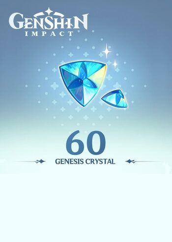 Genshin Impact - 60 Genesis Crystals - Rei dos Coins Voucher - Key GLOBAL