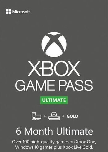 Xbox Game Pass Ultimate – 6 Miesiące Subskrypcja (Xbox One/ Windows 10) Xbox Live Klucz GLOBAL
