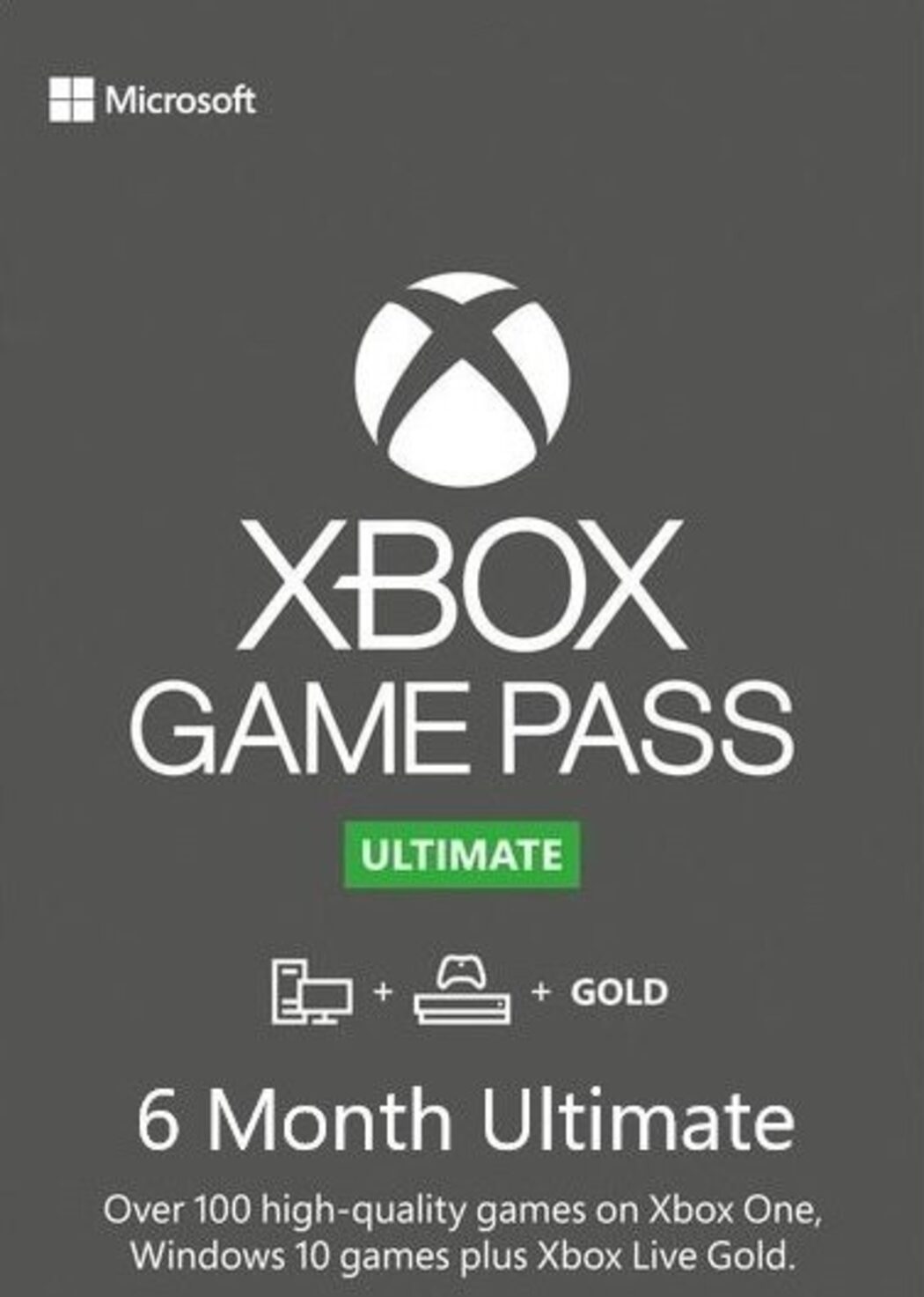 Microsoft Xbox Game Pass for Console 6 Month Digital Code [Digital