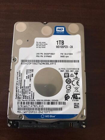 Western Digital WD Blue 1 TB HDD Storage