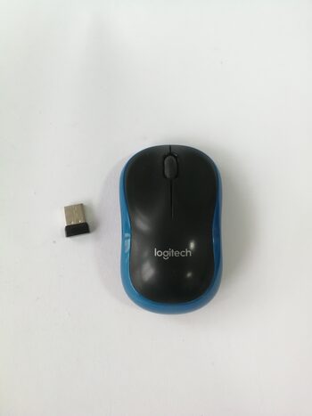 Logitech M185 wireless mouse, belaidė pelytė