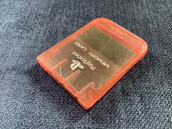 Get Memory Card ROJA RED Tarjeta Memoria Playstation Ps1 Buena Condición 0063