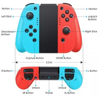 Nintendo Switch Joycon Azul y Rojo Nuevos