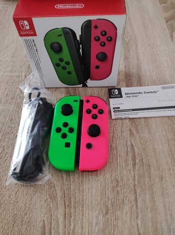 Joycons Joy Con Joycon Izquierdo + Derecho Personalizados Nintendo Switch  rosa y blanco