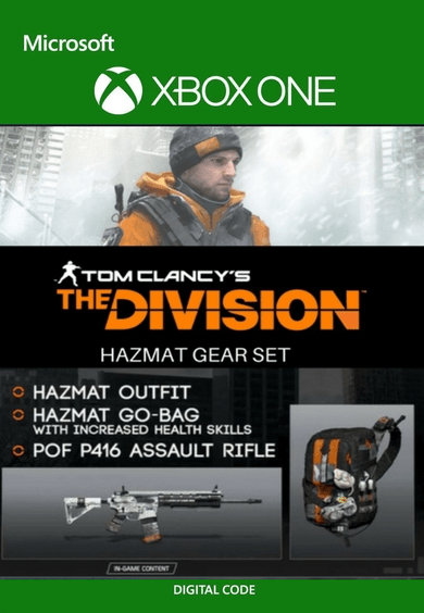 E-shop Tom Clancy's The Division - Hazmat Gear Set (DLC) XBOX LIVE Key EUROPE