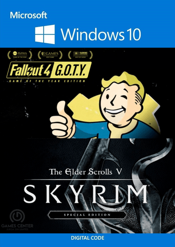 Buy Skyrim Special Edition + Fallout 4 G.O.T.Y Bundle PC Windows.