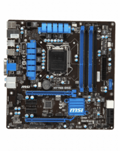 MSI H77MA-G43 Intel H77 Micro ATX DDR3 LGA1155 2 x PCI-E x16 Slots Motherboard