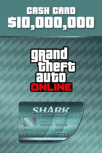 Buy Grand Theft Auto Online 10 000 000 Megalodon Shark Cash Card 