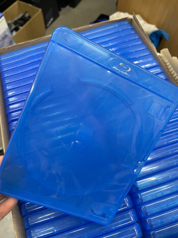 Bluray disc dezutes melynos spalvos blue. TIK DEZUTES. 100vnt.