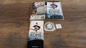The History Channel: The Great Battles of Rome PSP