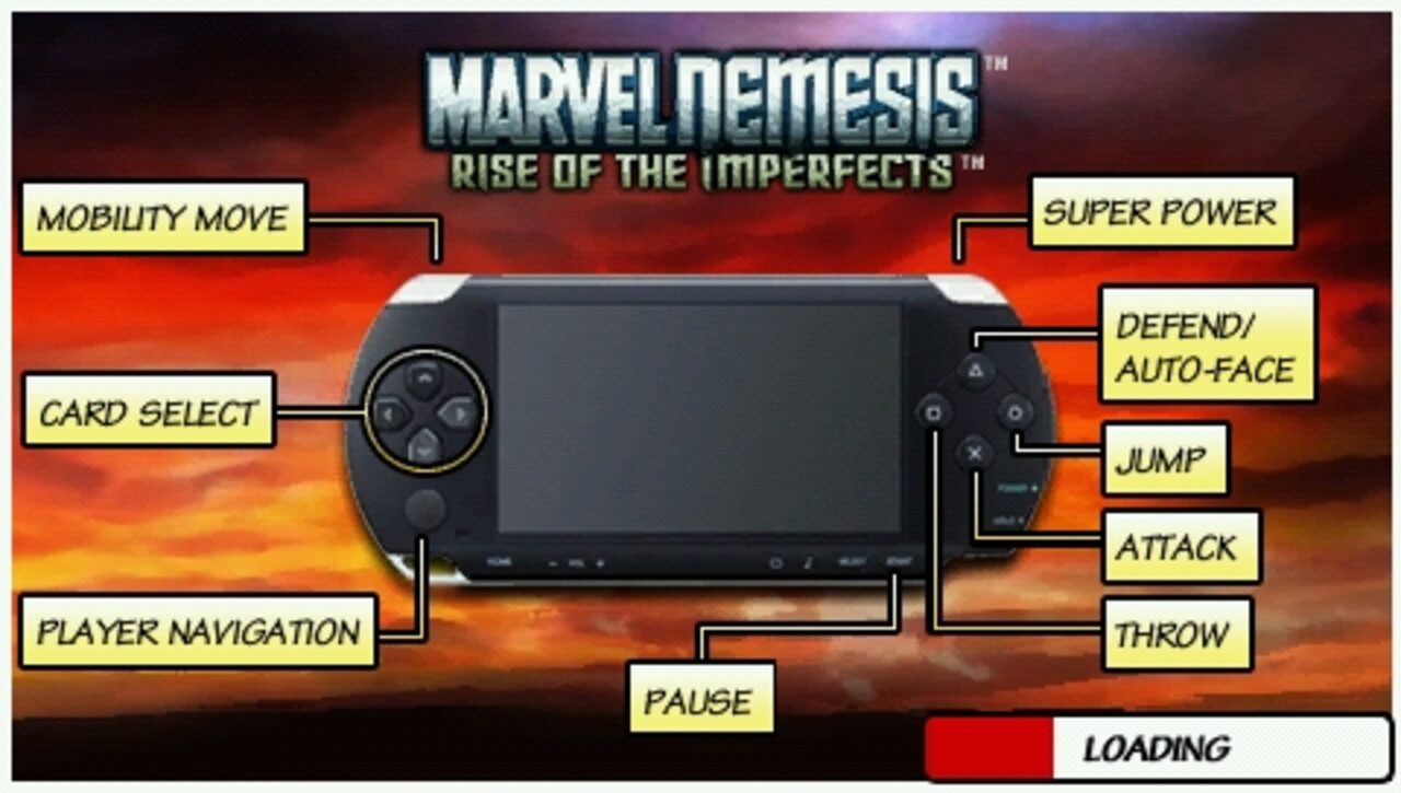 Marvel Nemesis: Rise of the Imperfects PSP