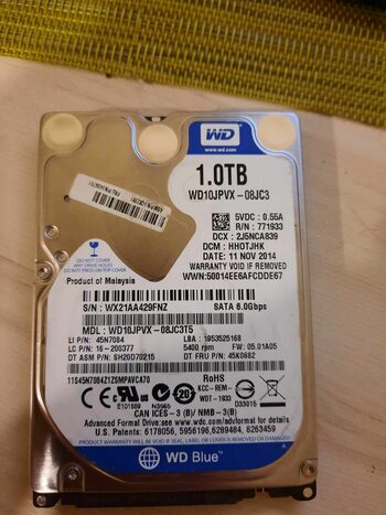 Pirkti Western Digital WD Blue 1 TB HDD Storage | ENEBA
