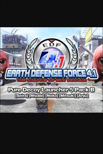 EARTH DEFENSE FORCE 4.1: Pure Decoy Launcher 5 Pack B (DLC) (PC) Steam Key GLOBAL