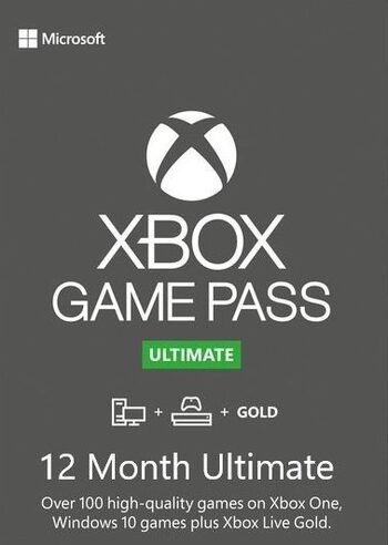 Subscrição Xbox Game Pass Ultimate - 12 Meses (Xbox One/ Windows 10) Xbox Live Key GLOBAL