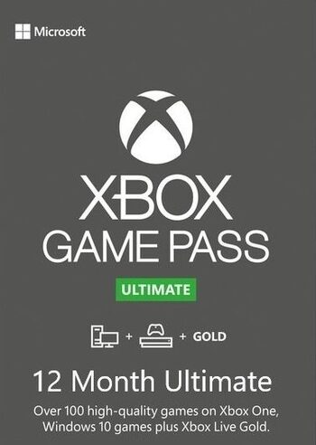 Xbox Game Pass Ultimate – 12 Month Subscription (Xbox One/ Windows 10) Xbox  Live Key EUROPE