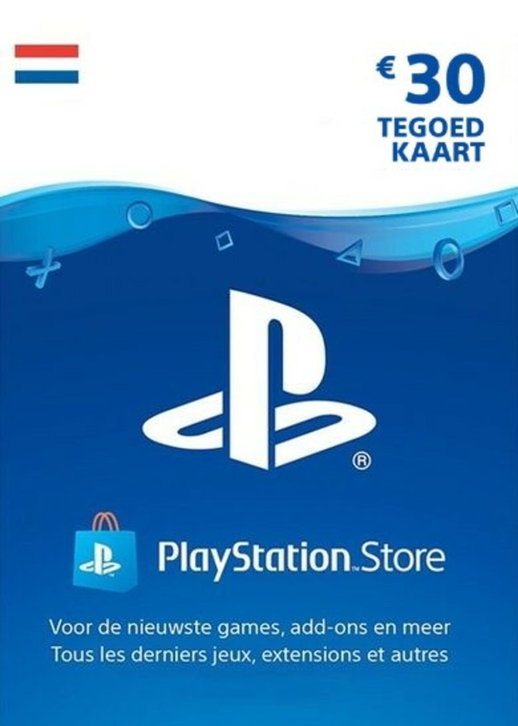 PlayStation Network Card 30 EUR NL PSN Key NETHERLANDS